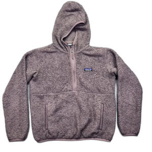 Patagonia Jacket‎ Girls Pink/Maroon Los Gatos 1/2 Zip Fleece Pullover Hoodie S